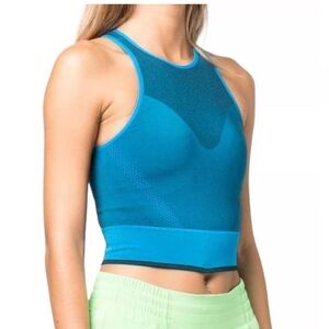 lululemon athletica Seamless mesh shelf-bra training tank